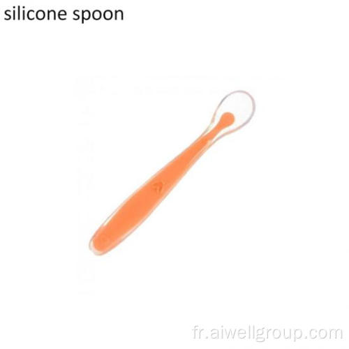 Cuillère d&#39;alimentation en silicone